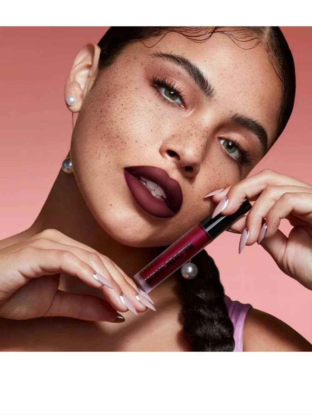 Morphe Soulmatte Velvet Lip Mousse Shade: Compatible (rich plum) 🆕
